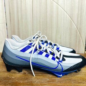 Nike Vapor Edge Speed 360 Black Game Royal Football Cleats Men's Sz: 9